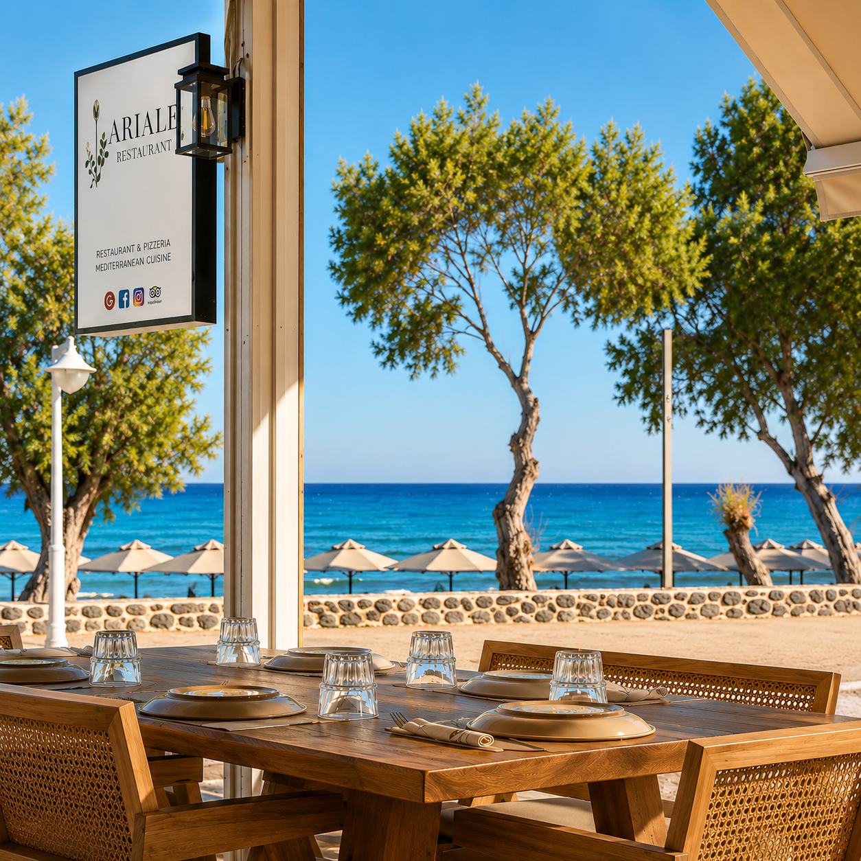 The natural and elegant setting of Ariale